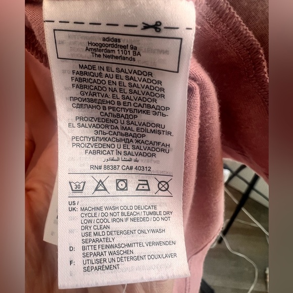 Adidas Men's Rose Short Sleeve Tee - Size Large - Picture 7 of 7